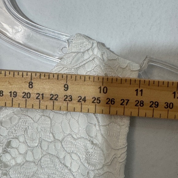 Altar'd State Cottagecore White Lace Sleeveless Fit & Flare Dress Sz M‎ Bridal - Picture 14 of 16